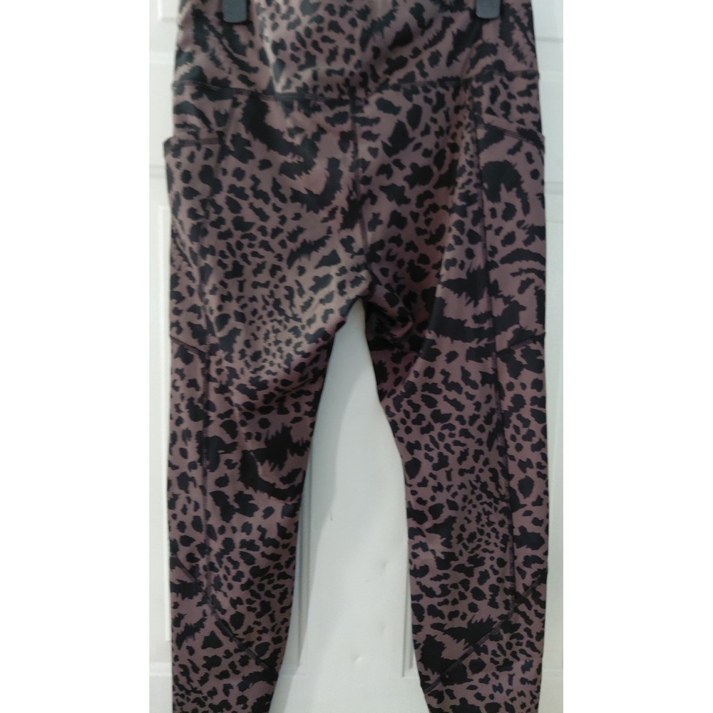 Member's Mark Women's Extra-Warm Leggings Lepoard Print XL - Picture 2 of 5